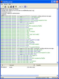 Pantallazo 2 de FileZilla