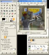 Pantallazo 1 de GIMP