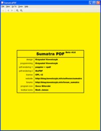 captura de pantalla de SumatraPDF